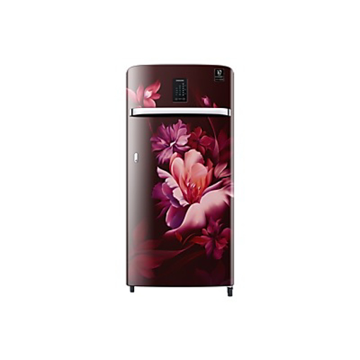 Picture of SAMSUNG 184 L Direct Cool Single Door 3 Star Refrigerator  (Midnight Blossom Red, RR21C2J23RZ/HL)