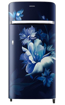 Picture of Samsung 189L 5 Star Inverter Direct-Cool Single Door Refrigerator (RR21C2G25UZ/HL,Midnight Blossom Blue) 2023 Model