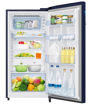 Picture of Samsung 189L 5 Star Inverter Direct-Cool Single Door Refrigerator (RR21C2G25UZ/HL,Midnight Blossom Blue) 2023 Model