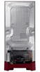 Samsung 189L 5 Star Inverter Direct-Cool Single Door Refrigerator (RR21C2H25RZ/HL,Midnight Blossom Red) Base Stand Drawer 2023 Model की तस्वीर
