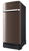 Picture of Samsung 189L 5 Star Inverter Direct-Cool Single Door Refrigerator (RR21C2H25DX/HL,Luxe Brown) Base Stand Drawer 2023 Model