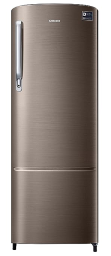 Picture of Samsung 246L 3 Star Inverter Direct-Cool Single Door Refrigerator (RR26C3733DX/HL,Luxe Brown) 2023 Model