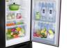 Picture of Samsung 246L 3 Star Inverter Direct-Cool Single Door Refrigerator (RR26C3893CR/HL,Camellia Purple) Base Stand Drawer 2023 Model