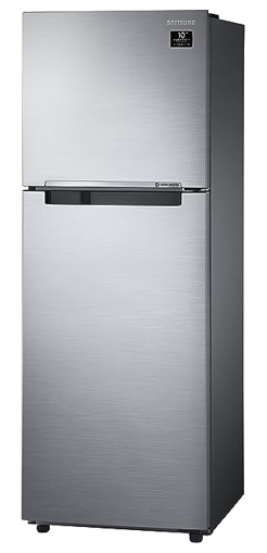 Picture of Samsung 236L 2 Star Inverter Frost-Free Double Door Refrigerator (RT28C3052S8/NL,Elegant Inox 2023 Model)