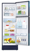 Picture of Samsung 236L 2 Star Inverter Frost-Free Double Door Refrigerator (RT28C31429U/HL,Paradise Bloom Blue), Base Stand Drawer 2023 Model