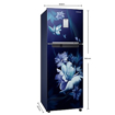 Picture of Samsung Double Door 244 Litres 2 Star Refrigerator Midnight Blossom Blue RT28B3522UZ/HL