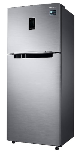 Picture of Samsung 301L 2 Star Inverter Frost-Free Convertible 5 In 1 Double Door Refrigerator (RT34C4522S8/HL,Elegant Inox 2023 Model)