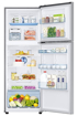 Picture of Samsung 301L 2 Star Inverter Frost-Free Convertible 5 In 1 Double Door Refrigerator (RT34C4522S8/HL,Elegant Inox 2023 Model)