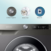 Picture of Samsung 9 kg, 5 Star, Eco Bubble Technology with Super Speed, AI Control , Wi-Fi, Digital Inverter Motor, Fully-Automatic Front Load Washing Machine (WW90T604DLN1TL, Hygiene Steam, Inox)