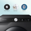 Picture of Samsung 9 Kg 5 Star Wi-Fi Inverter Fully-Automatic Front Loading Washing Machine (WW90T504DAB1TL, Black Caviar, In-Built Heater)