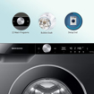 Picture of Samsung 8 Kg 5 Star Wi-Fi Inverter Fully-Automatic Front Loading Washing Machine (WW80T604DLB1TL, Black Caviar, In-Built Heater)