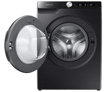 Picture of Samsung 7 Kg Fully-Automatic Front Loading Washing Machine with AI Control & SmartThings Connectivity (WW70T502DAB1TL,Black Caviar)