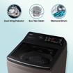 Picture of Samsung 10 Kg '5 star Ecobubble™ Wi-Fi Inverter Fully Automatic Top Load Washing Machine (WA10BG4686BRTL, Rose Brown), Bubble Storm & Super Speed technology