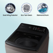 Picture of Samsung 7 Kg '5 Star Ecobubble™ Wi-Fi, Inverter Fully Automatic Top Load Washing Machine (WA70BG4542BYTL_Lavender Gray), Bubble Storm technology