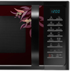 Picture of Samsung 28 L Convection Microwave Oven with SlimFry (MC28H5025VR/TL, Black Delight Red Pattern)