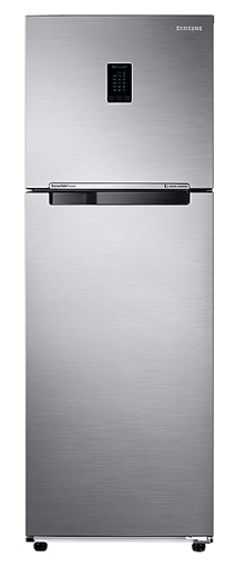 Picture of Samsung 322L 2 Star Inverter Frost-Free Convertible 5 In 1 Double Door Refrigerator (RT37C4522S8/HL,Elegant Inox 2023 Model)