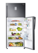 Picture of Samsung 551 L 2 Star Frost Free Inverter Double Door Refrigerator (Black Inox, 2022 Model)