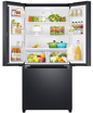 Picture of Samsung 580 L Inverter Frost-Free French Door Refrigerator (RF57A5032B1/TL, Black DOI, Convertible), Real Stainless, Convertible)