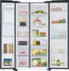 Picture of Samsung 633L Convertible 5 In 1 Digital Inverter Side by Side Refrigerator, (RS78CG8543B1HL, Black DOI)