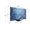 SAMSUNG 85-Inch Class Neo QLED 8K QN900C Series Mini LED Quantum HDR Smart TV with Infinity Screen, Dolby Atmos, Object Tracking Sound Pro, Alexa Built-in (QN85QN900C, 2023 Model),Titan Black की तस्वीर