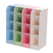 Picture of [HJ038] 4 Grid Desktop Pen Cum Cosmetic Holder (Random Color)