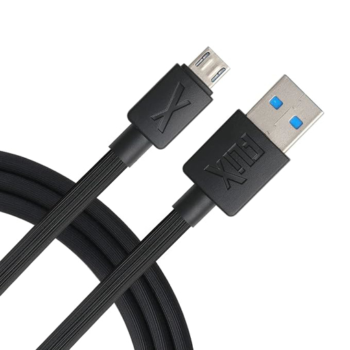 Flix Micro Usb Cable For Smartphone (Black) की तस्वीर