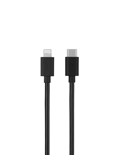 Picture of FLiX (Beetel USB to Type C PVC Data Sync & 15W(3A) Fast Charging Cable, Made in India, 480Mbps Data Sync, Solid Cable, 1 Meter Long cable for all Andriod & all Type C Devices (Black)(XCD - FPC01)