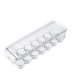 Picture of [WD0845] 14 Grid Transparent Refrigerator Egg Storage Box With Lid