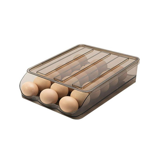 Picture of [WD0846] 18 Grid Auto Scrolling Down Plastic Egg Storage Box