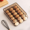 Picture of [WD0846] 18 Grid Auto Scrolling Down Plastic Egg Storage Box