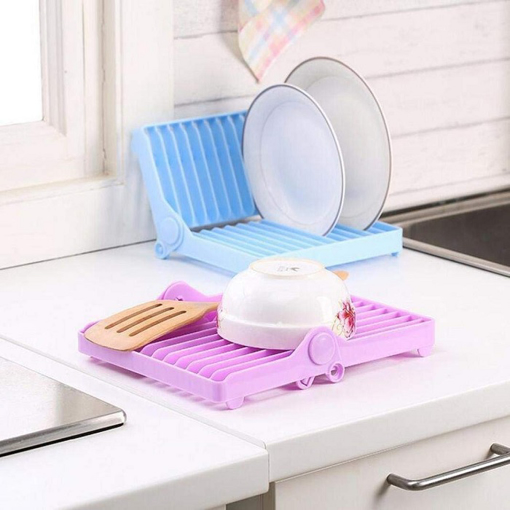 Picture of [WD0972] Foldable Dish Drainer Drip Cutlery Holder