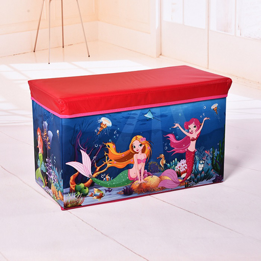 [WR0018-4] Children Storage Box Cum Sitting Stool (Mermaid) की तस्वीर