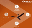 Picture of BAJAJ EDGE HS NEO EE 1200 MM 1 STAR RATING BROWN CEILING FAN 1 Star 1200 mm 3 Blade Ceiling Fan  (BROWN, Pack of 1)