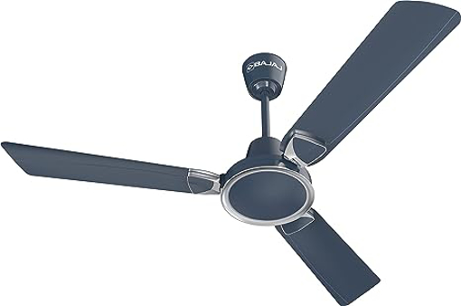 Bajaj Crescent 12S1 1200mm Marathan Blue and Chrome Ceiling Fan की तस्वीर