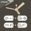 Picture of Bajaj Robusta 12S1 1200mm Base Ivory Ceiling Fan