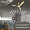 Picture of Bajaj Robusta 12S1 1200mm Base Ivory Ceiling Fan