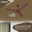 Picture of Bajaj Robusta 12S1 1200mm Base Brown Ceiling Fan