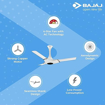 Picture of Bajaj Esperanza 1200mm Glossy White Ceiling Fan