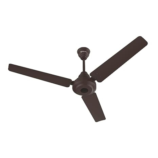 Picture of Bajaj Energos 26 1200mm (48 inch) Energy Efficient 5 Star Rated BLDC Ceiling Fan with Remote, Red Walnut