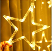 Picture of Stars LED Lights, Curtain Decorative Star Lights, Decoration Lights for Diwali Christmas Wedding String Fairy Lights Diwali Lights