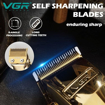 VGR V-681 Professional Hair Clipper with LED Display Body Groomer 200 min Runtime 8 Length Settings (Gold) की तस्वीर