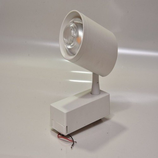 LED Track light - 10W prime (CW) white body, Round की तस्वीर