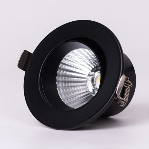 10W TRACK LIGHT BLACK BODY CW ROUND की तस्वीर