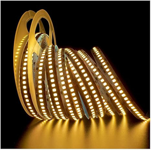 Picture of LED Strip Lights, 240 LEDs / M, Total 1200 LEDs 16.4 ft 5M LED Light Strip 2835 IP20 LED Tape Lights Super Bright for Bedroom - 3000K, Warm White