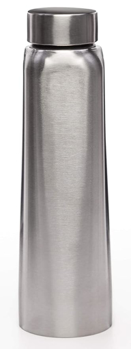 Signoraware Achieve Single Walled Stainless Steel Fridge Water Bottle Matte 1000ml Silver की तस्वीर