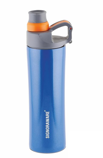 Signoraware Hydro King Coloured Vacuum Insulated Steel Bottle 620ml की तस्वीर