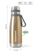 Signoraware Stainless Steel Newbei Cola Vacuum Insulated Flask Water Bottle, 650 ML, Golden की तस्वीर