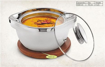 Picture of SignoraWare Royal Bliss Casserole Inside Steel with Glass Lid, 1000ml