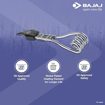 Picture of Bajaj Immersion Heater 1KW 25 Rod Water Heater 1000 Watts, Silver