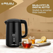 Picture of Bajaj KTP 1.5 Litre Digital Electric Kettle| Auto Shut-Off|Dry Boil Mechanism| Digital Temperature Display| 360-degree Cordless Operation| 2-Yr Warranty by Bajaj| Black